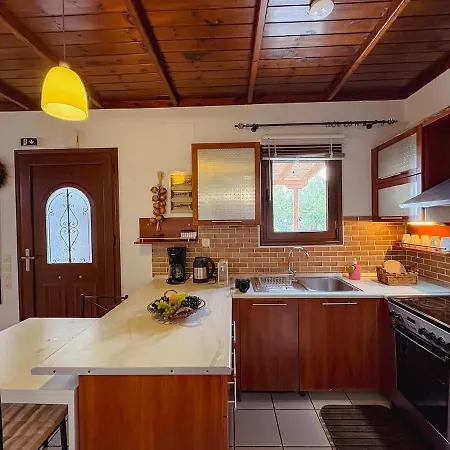 Summer House In Trikorfo, With Sea View